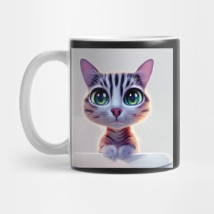 Cute Tabby Kitten Mug